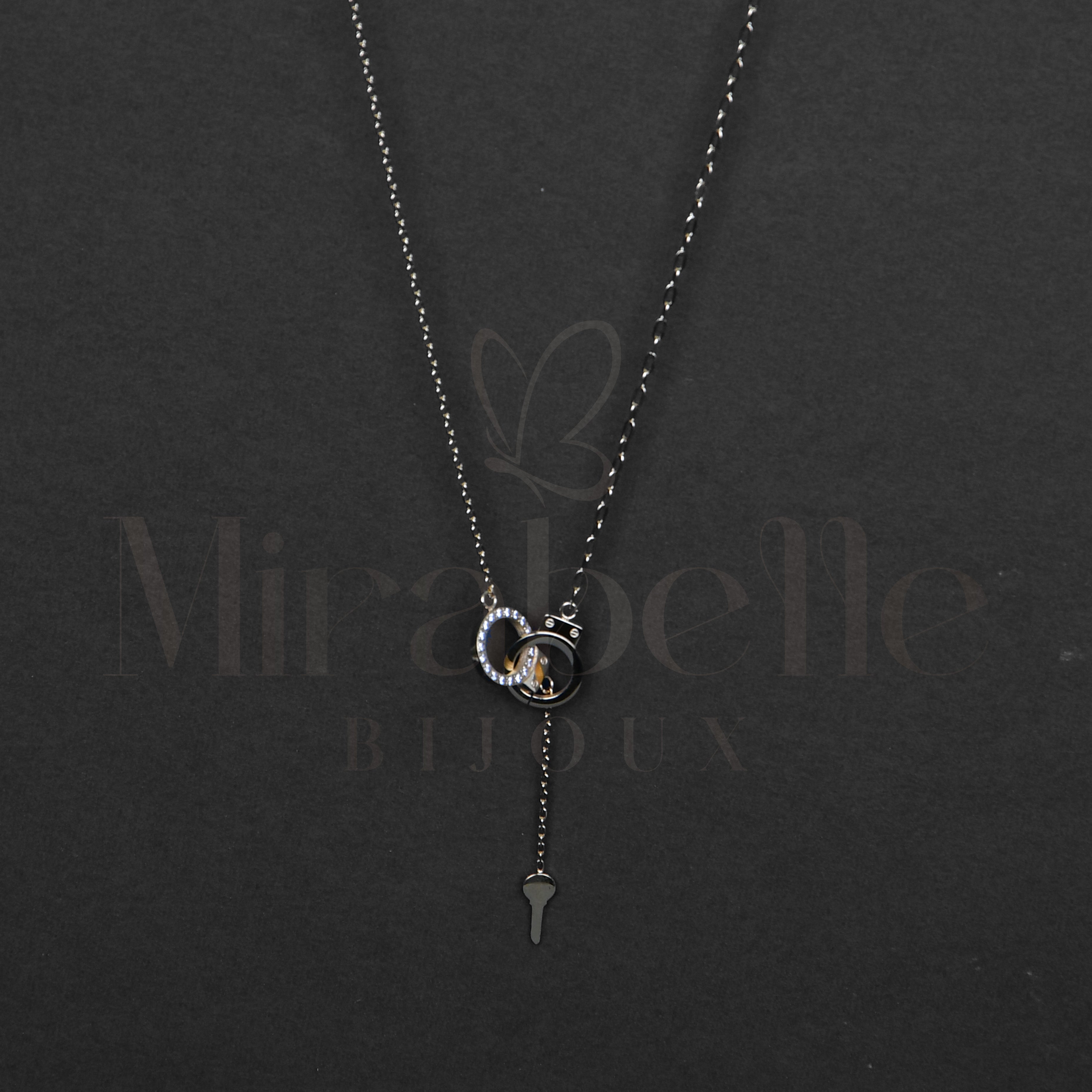 Amour Éternelle  - Collier avec Pendentif Moderne